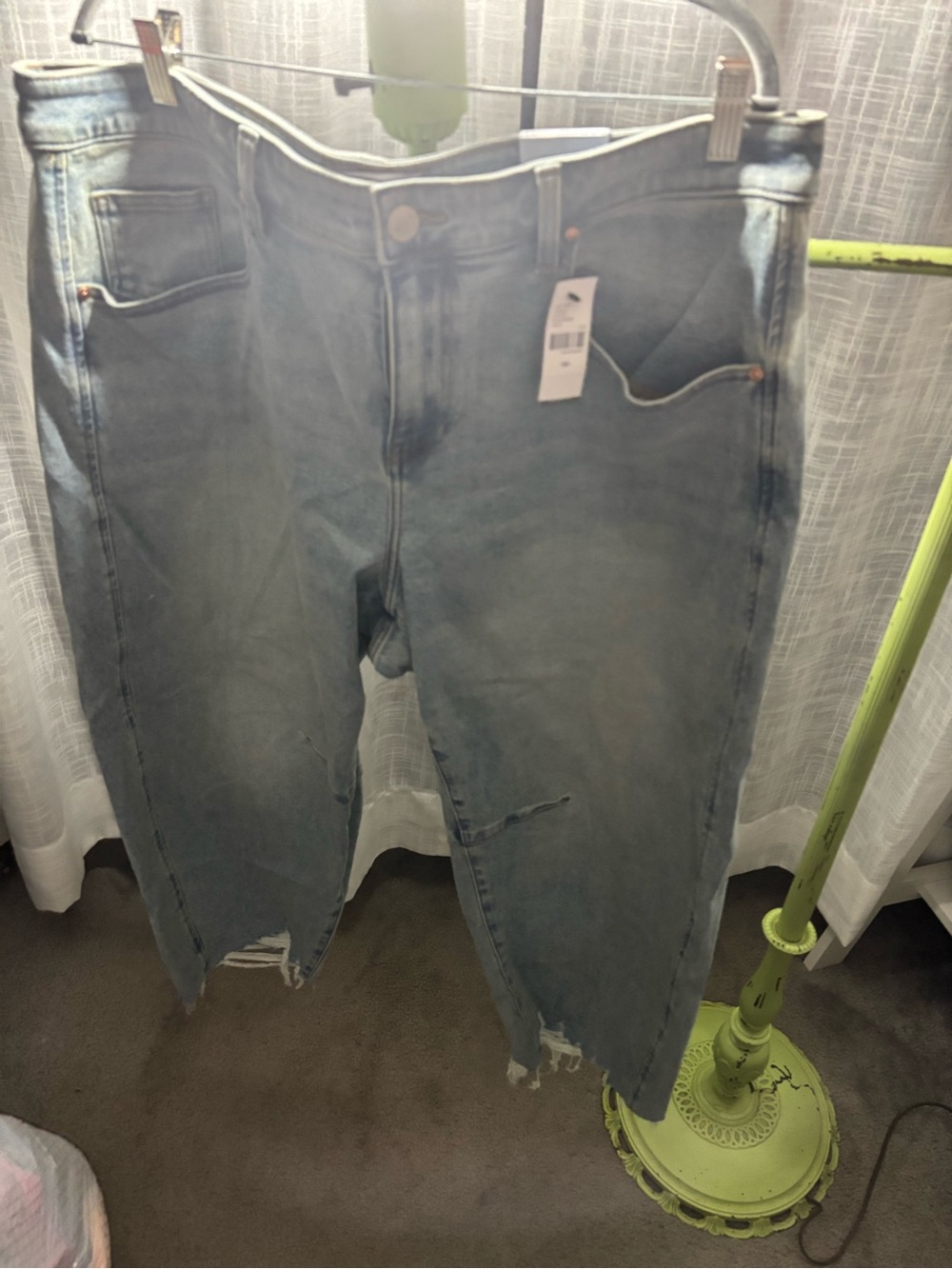 Lane Bryant Light Blue Distressed Women's Jeans